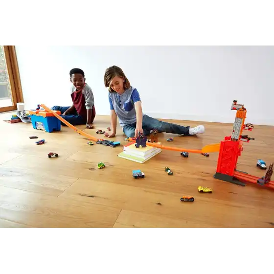 Hot Wheels Track Builder Ponte delle Acrobazie DWW97 Mattel - 4