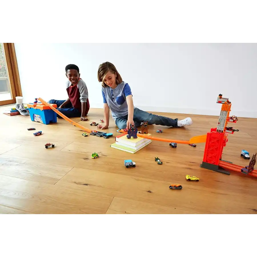 Hot Wheels Track Builder Ponte delle Acrobazie DWW97 Mattel - 4