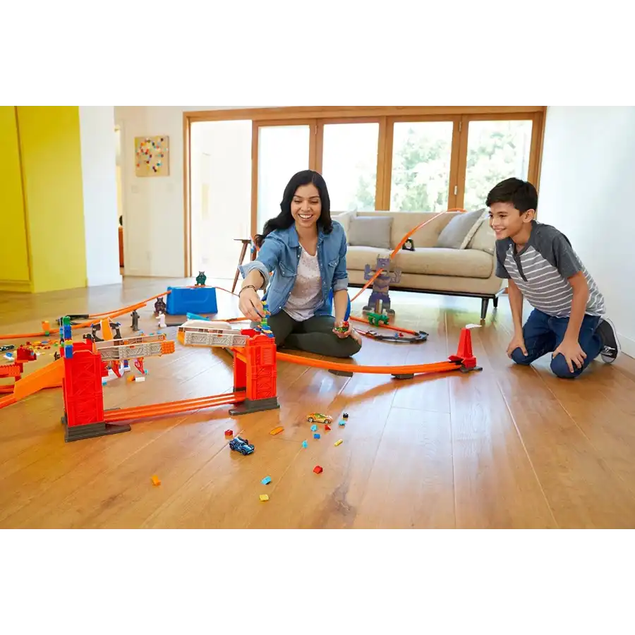 Hot Wheels Track Builder Ponte delle Acrobazie DWW97 Mattel - 5