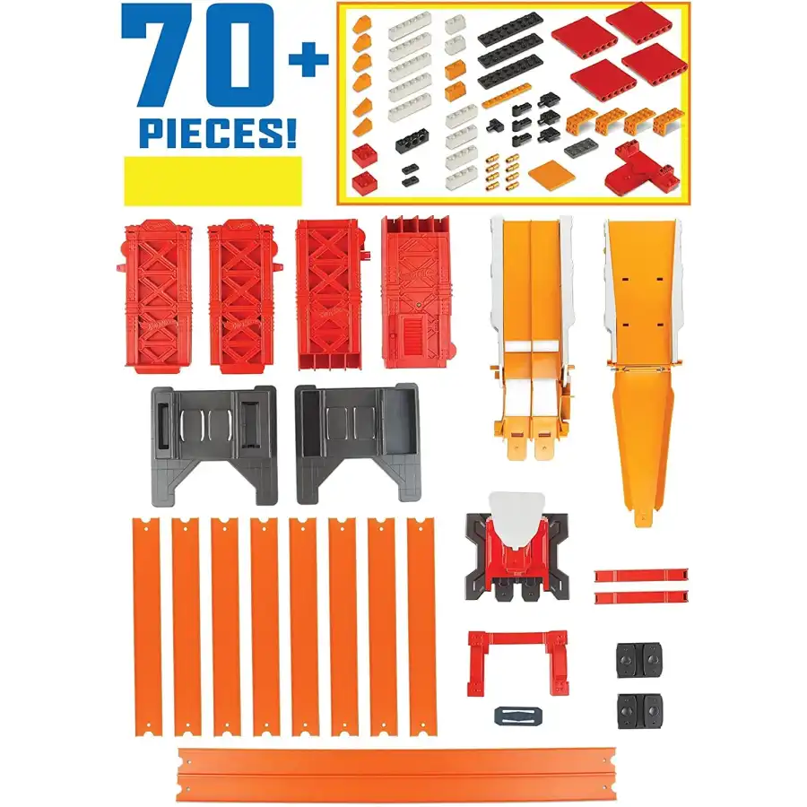 Hot Wheels Track Builder Ponte delle Acrobazie DWW97 Mattel - 9