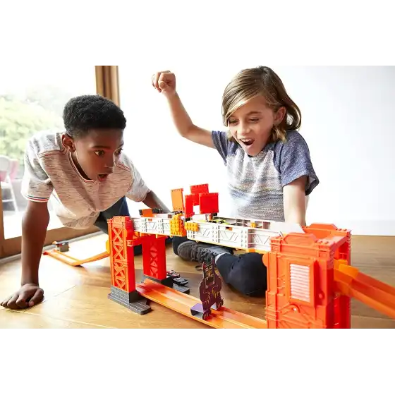 Hot Wheels Track Builder Ponte delle Acrobazie DWW97 Mattel - 11