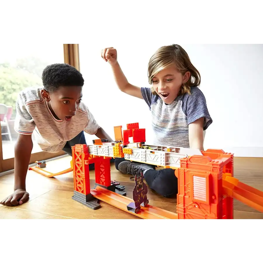 Hot Wheels Track Builder Ponte delle Acrobazie DWW97 Mattel - 11