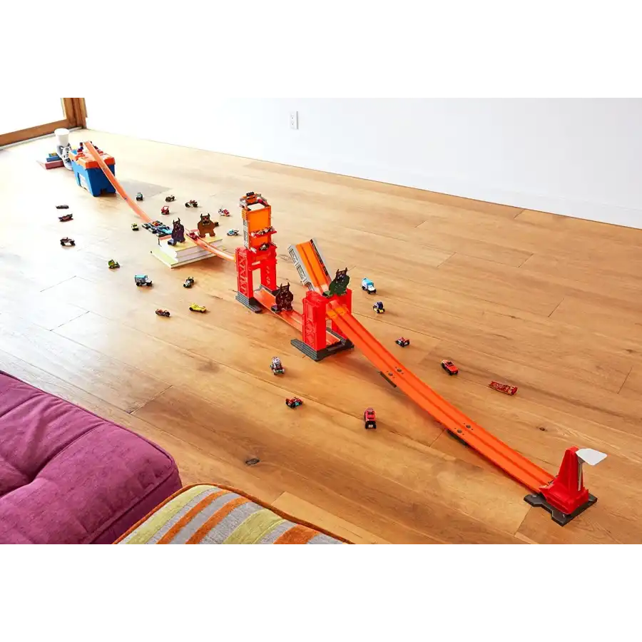 Hot Wheels Track Builder Ponte delle Acrobazie DWW97 Mattel - 13