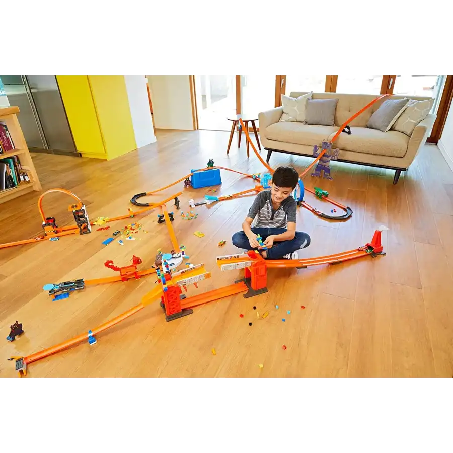 Hot Wheels Track Builder Ponte delle Acrobazie DWW97 Mattel - 14