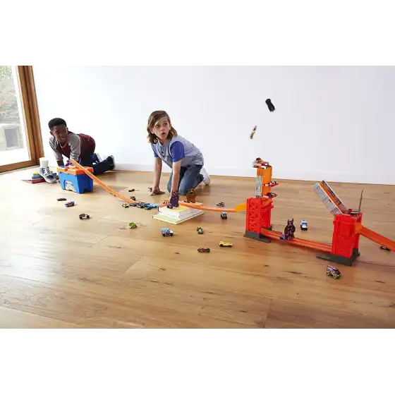 Hot Wheels Track Builder Ponte delle Acrobazie DWW97 Mattel - 15