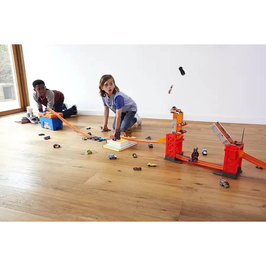 Hot Wheels Track Builder Ponte delle Acrobazie DWW97 Mattel - 15