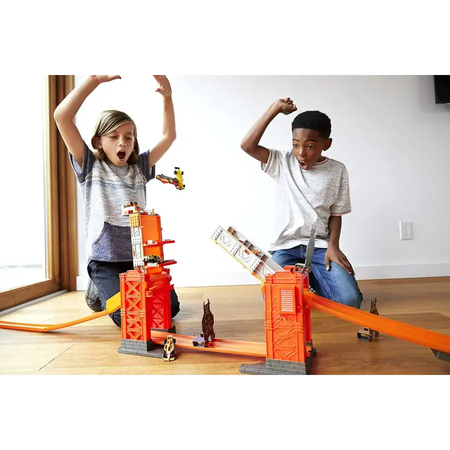 Hot Wheels Track Builder Ponte delle Acrobazie DWW97 Mattel - 17