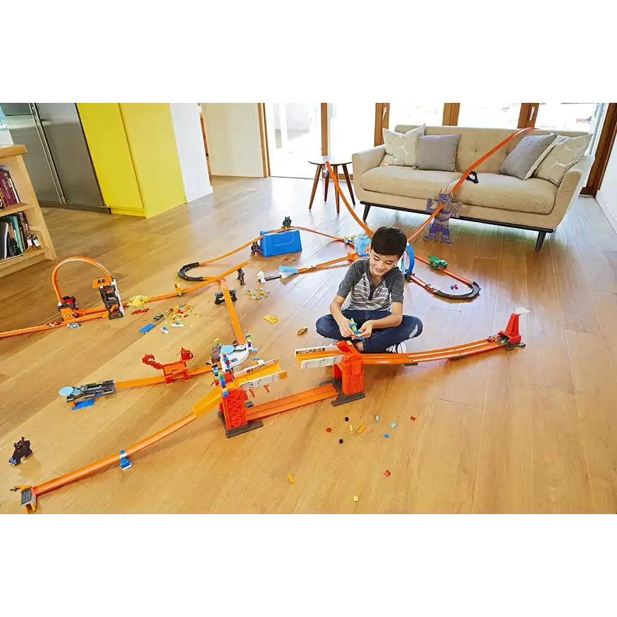 Hot Wheels Track Builder Ponte delle Acrobazie DWW97 Mattel - 18