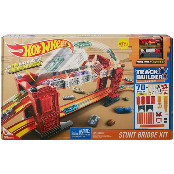 Hot Wheels Track Builder Ponte delle Acrobazie DWW97 Mattel - 20