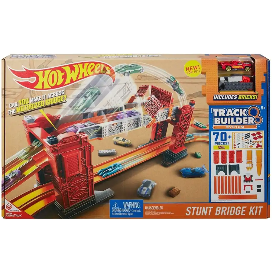 Hot Wheels Track Builder Ponte delle Acrobazie DWW97 Mattel - 20