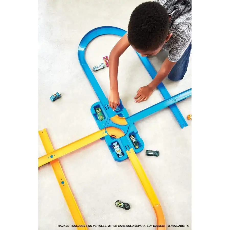 Hot Wheels Track Builder il Set delle Acrobazie Deluxe GGP93 Mattel - 5