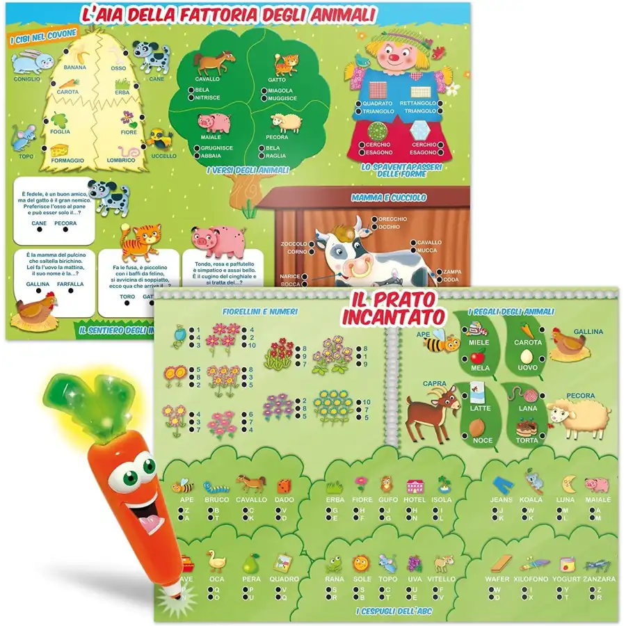 Carotina Penna Parlatne 50 Giochi 76710 Lisciani - 2