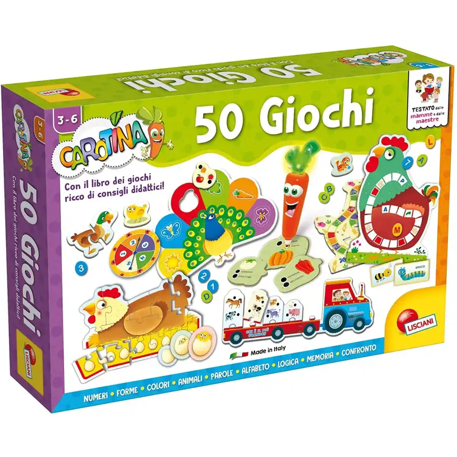 Carotina Penna Parlatne 50 Giochi 76710 Lisciani - 4