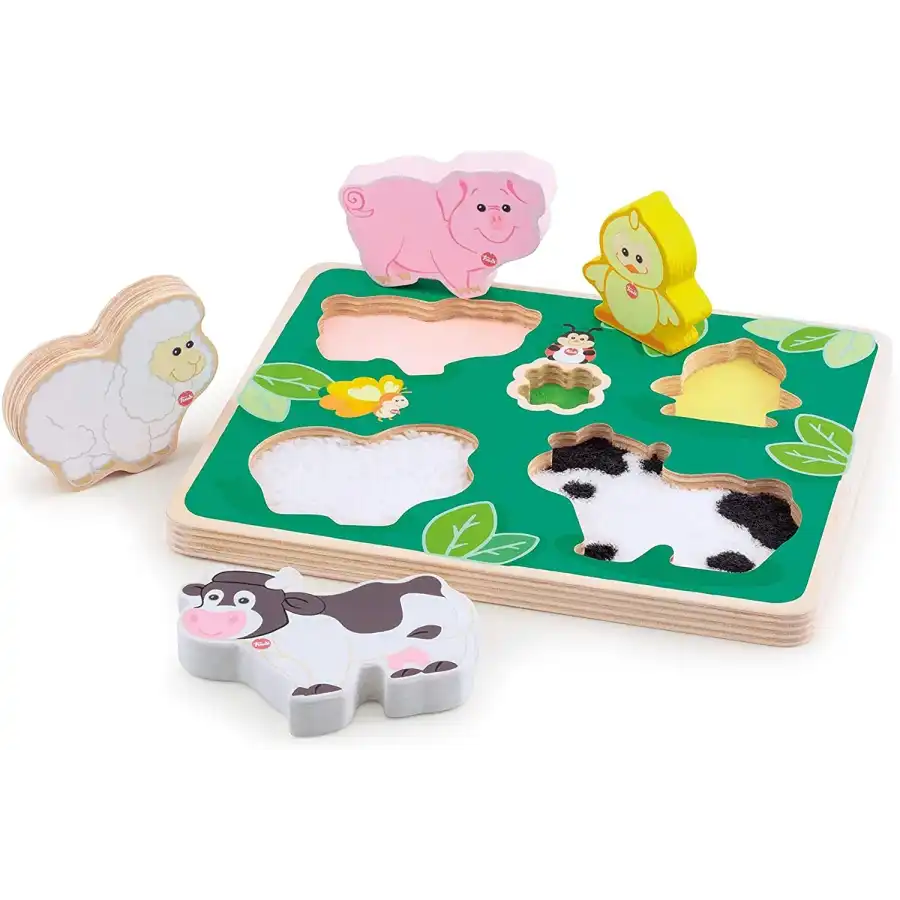 Puzzle Tattile in Legno 88032 Trudi - 1