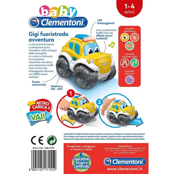 Gigi Fuoristrada Avventura 17155 Clementoni - 3