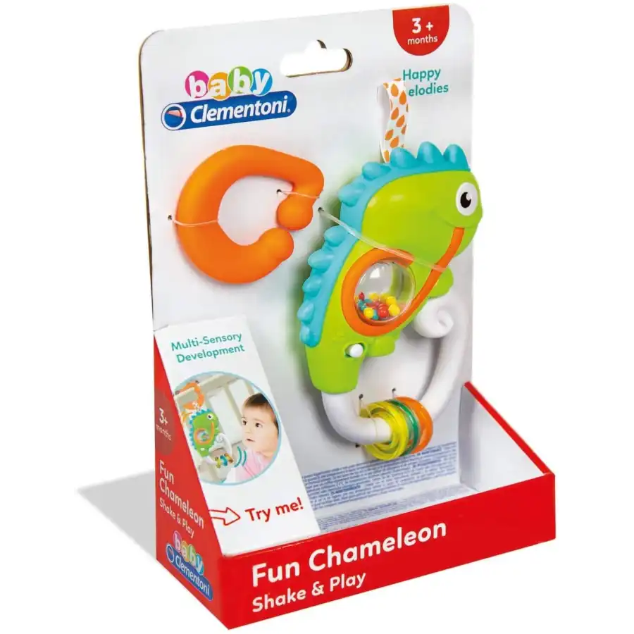 Sonaglino Camaleonte Interattivo con Melodie 17332 Clementoni - 2