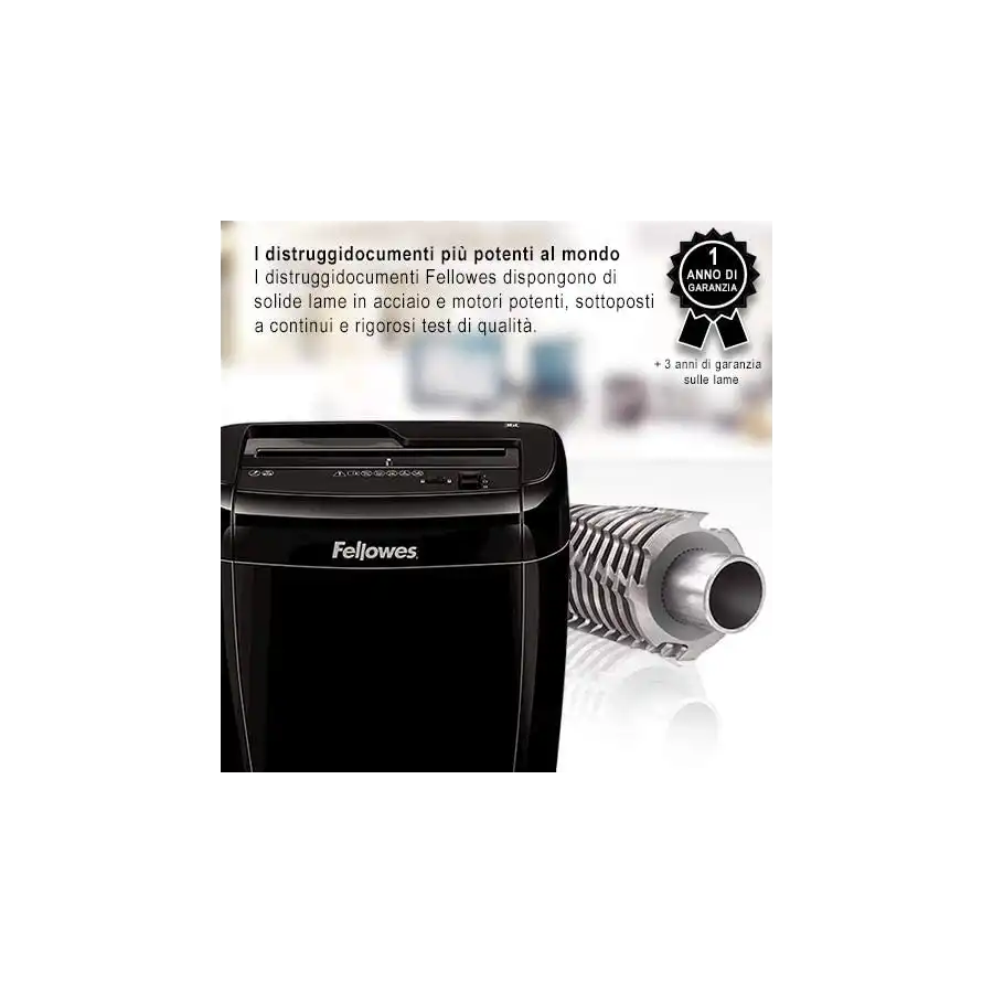 Fellowes 36C, Distruggidocumenti a Frammento, 6 Fogli Fellowes Leonardi - 2