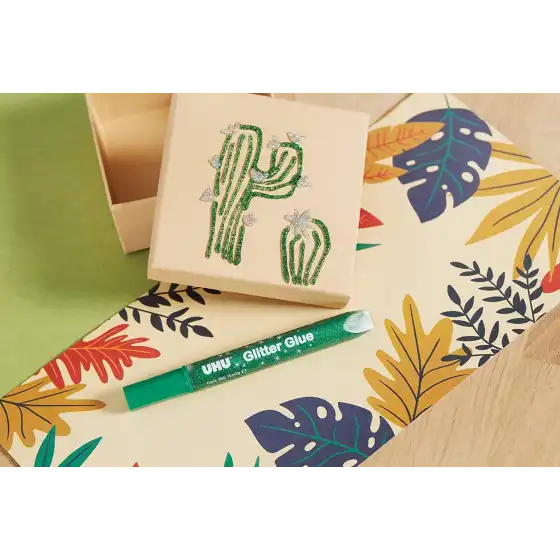 UHU Glitter Glue Original 6x10ml UHU - 10