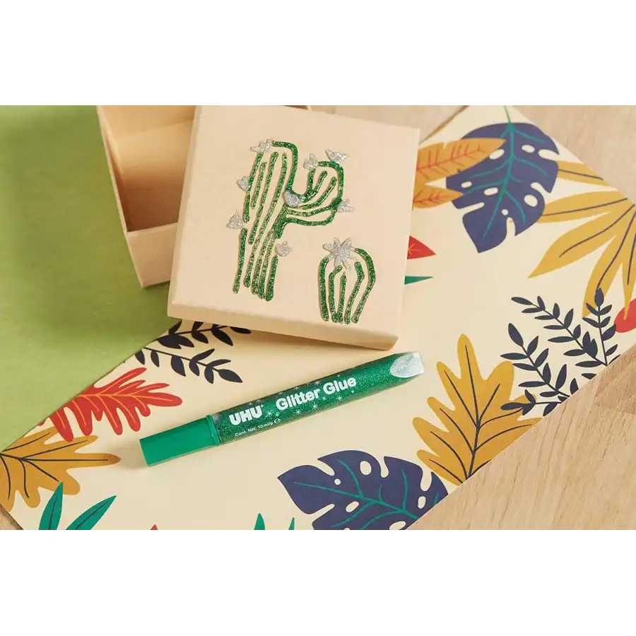 UHU Glitter Glue Original 6x10ml UHU - 10
