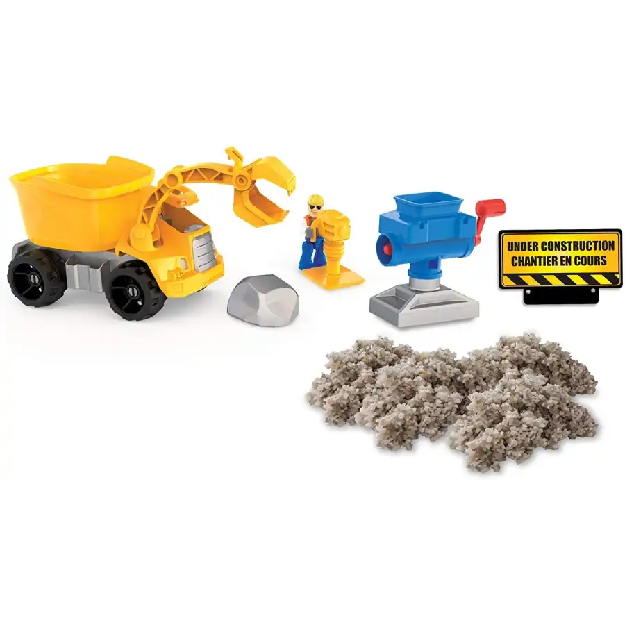 Kinetic Sand Playset Cantiere 6033177 Spin Master - 2
