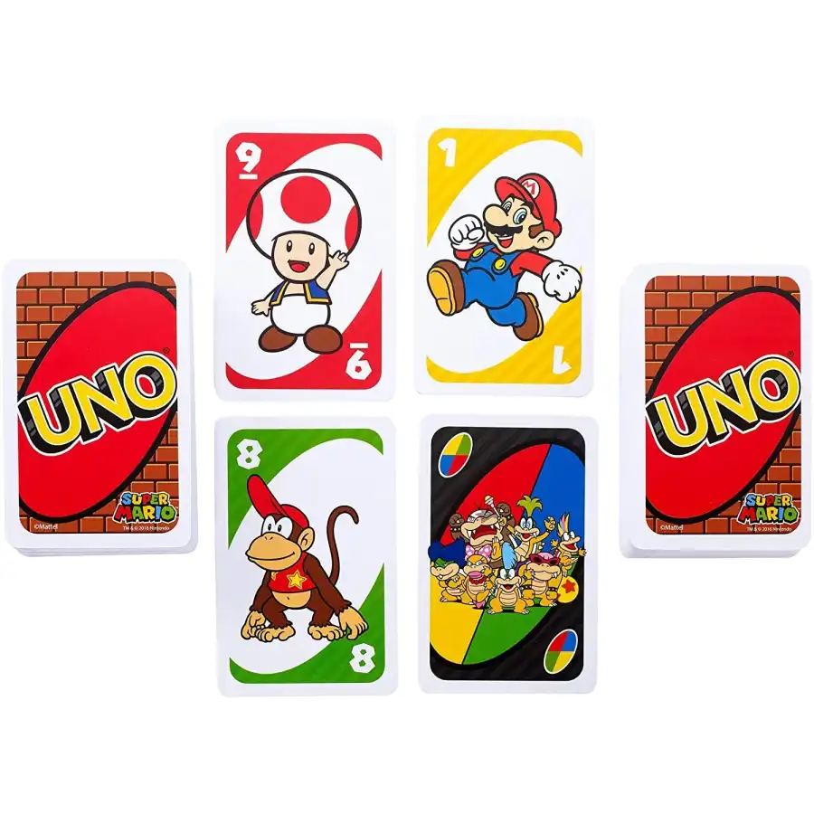 Uno Super Mario  Mattel - 3