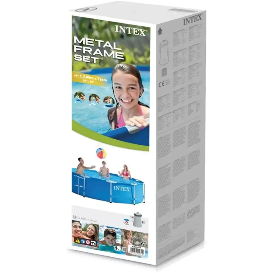 Intex 28202 Metal Frame Piscina con Pompa e Filtro 305 x 76 cm Intex - 2