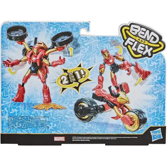 Bend and Flex Avengers Iron Man con veicolo snodabile Hasbro - 4