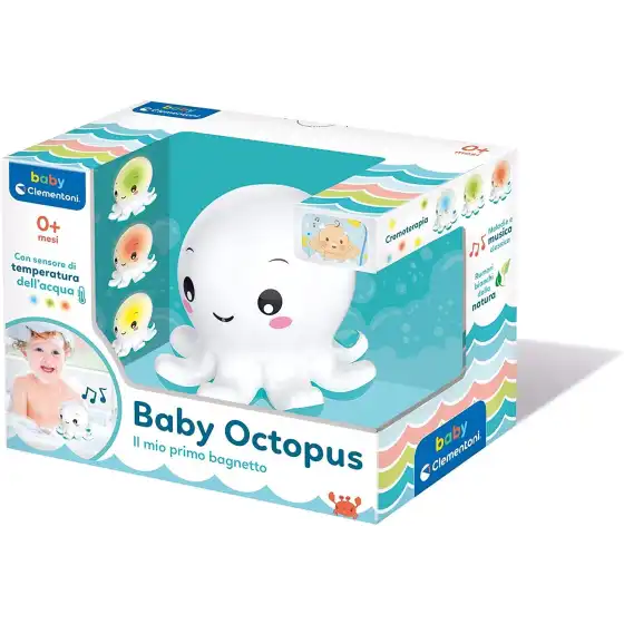 Baby Octopus My First Bath 17407 Clementoni - 3