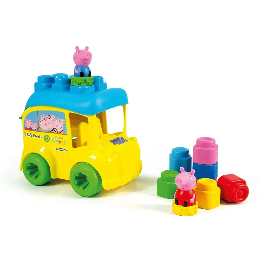 Soft Clemmy Peppa Pig Bus Secchiello 17424 Clementoni - 3