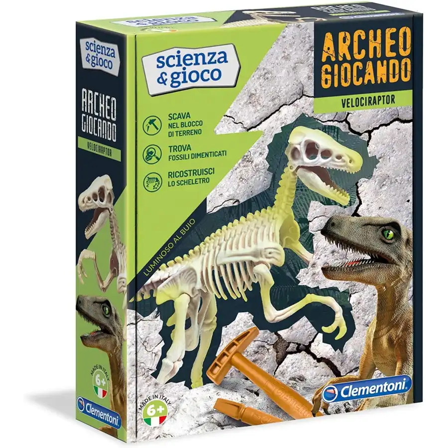 Archeogiocando Il Velociraptor 19144 Clementoni - 8