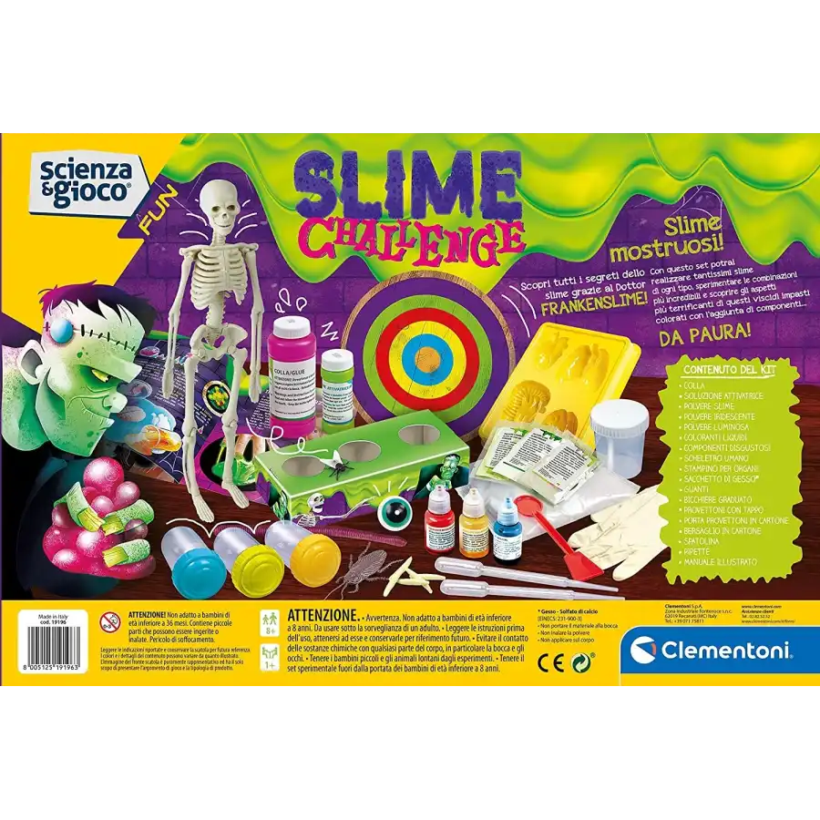 Scienza e Gioco Slime Challenge 19196 Clementoni - 2