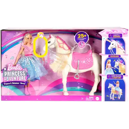 Barbie Princess Adventure Cavallo e Bambola Barbie Principessa GML79 Mattel - 4