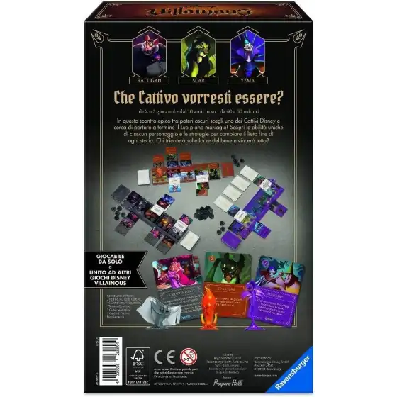Gioco da Tavolo Villainous Evil Comes Prepared Ravensburger - 8
