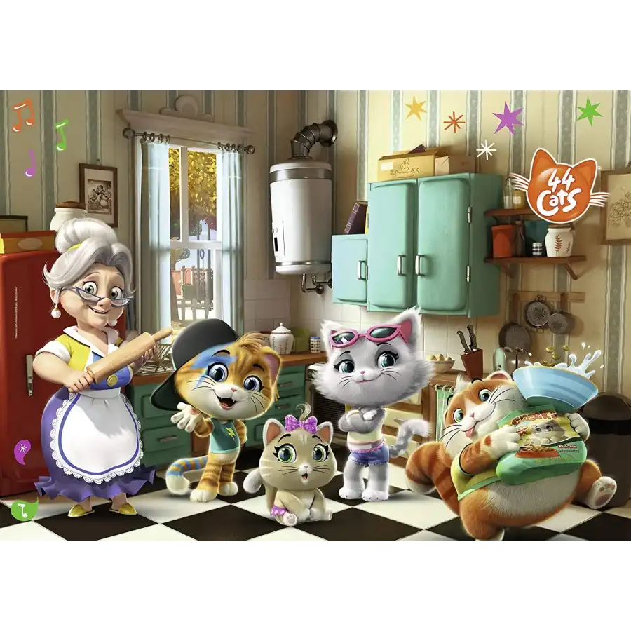 Puzzle Pavimento Gigante 44 Gatti Ravensburger - 2