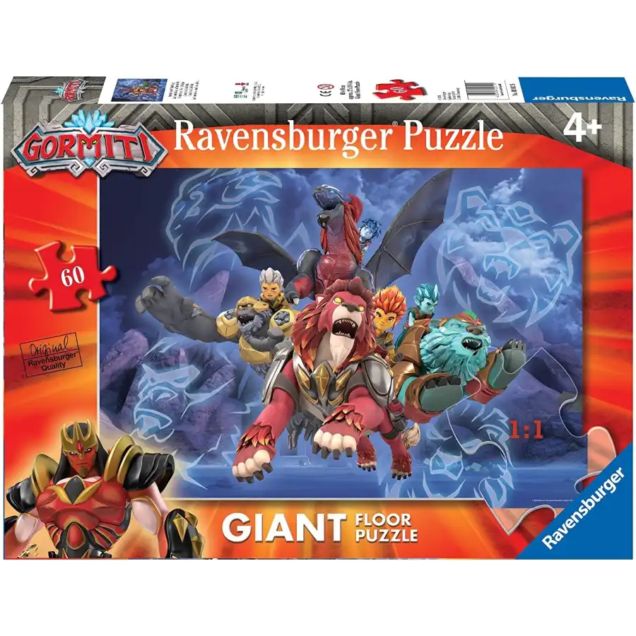Puzzle Gormiti 60 Pezzi 70x50 Ravensburger - 2