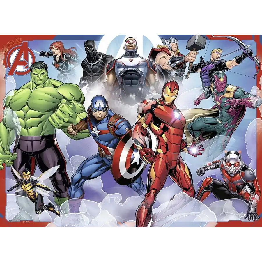 Puzzle 100 Pezzi XXL Avengers 10808 Ravensburger - 3
