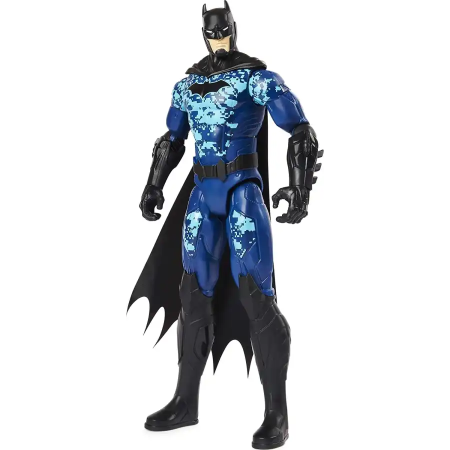 Batman Personaggio con Armatura Blu Bat-Tech Spin Master - 1
