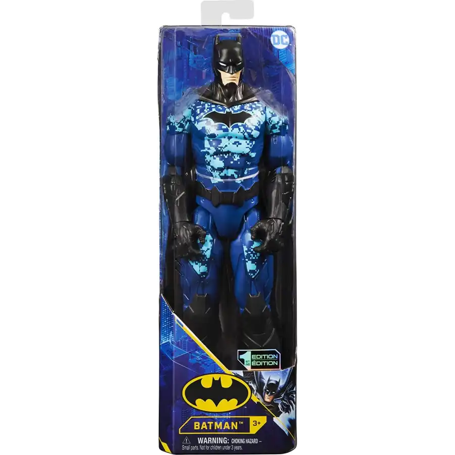 Batman Personaggio con Armatura Blu Bat-Tech Spin Master - 2