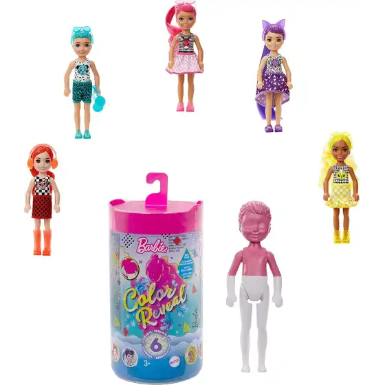 Barbie Color Reveal Chelsea Serie Monocolor GTT24 Mattel - 5