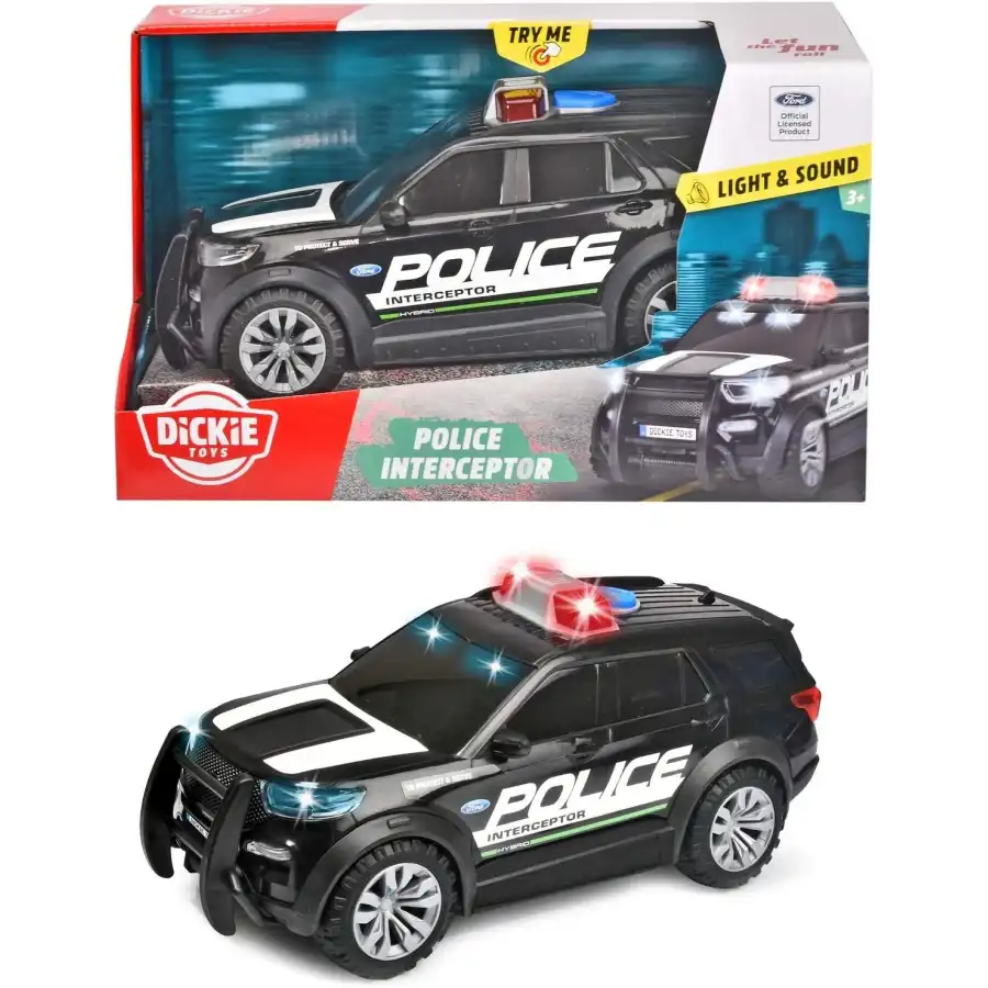 Dickie Toys Ford Police Interceptor 27 Cm Simbatoys - 2