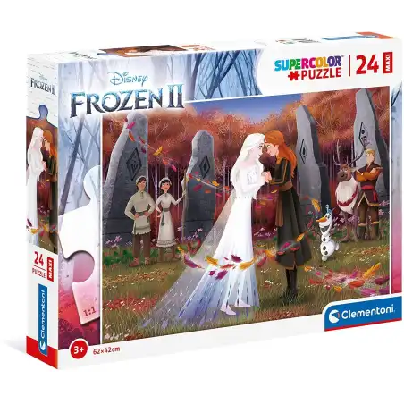 Frozen 2 Supercolor Puzzle 24 Maxi Pezzi 24217 Clementoni - 2