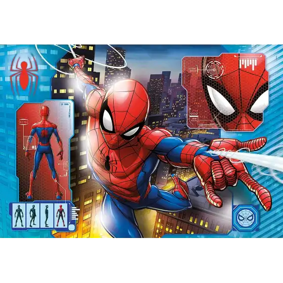 Spiderman Supercolor Puzzle 24 Maxi Pezzi 28507 Clementoni - 1