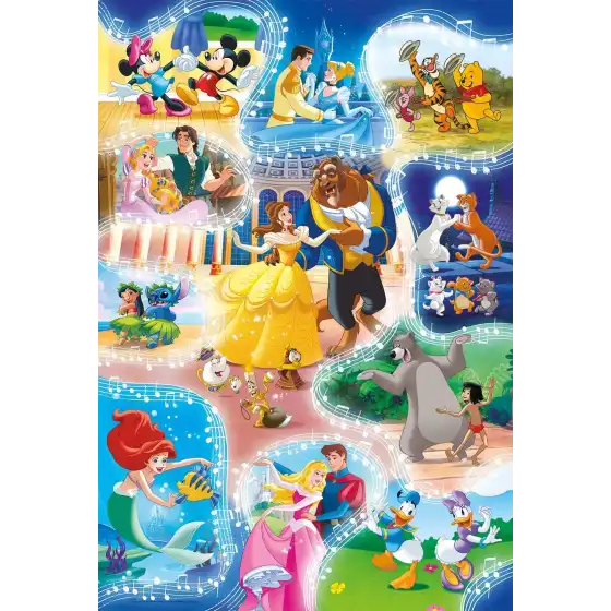 Disney Dance Supercolor Puzzle 24 Maxi Pezzi 24204 Clementoni - 2