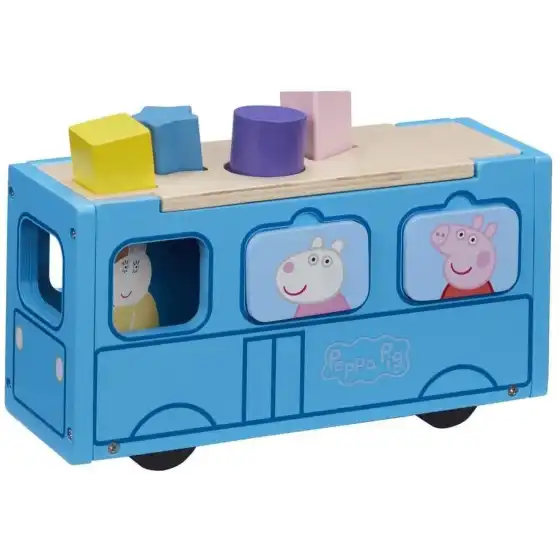 Peppa Pig Scuolabus in Legno Giochi Preziosi - 3