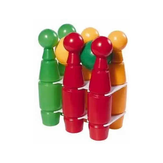 Set Bowling da spiaggia con 2 palline e 6 birilli Androni Giocattoli - 1