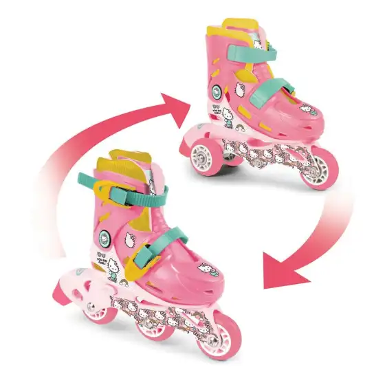 Pattini Hello Kitty trasformabili 3 ruote - Rollerblade 27-29 D\' Arpeje - 2