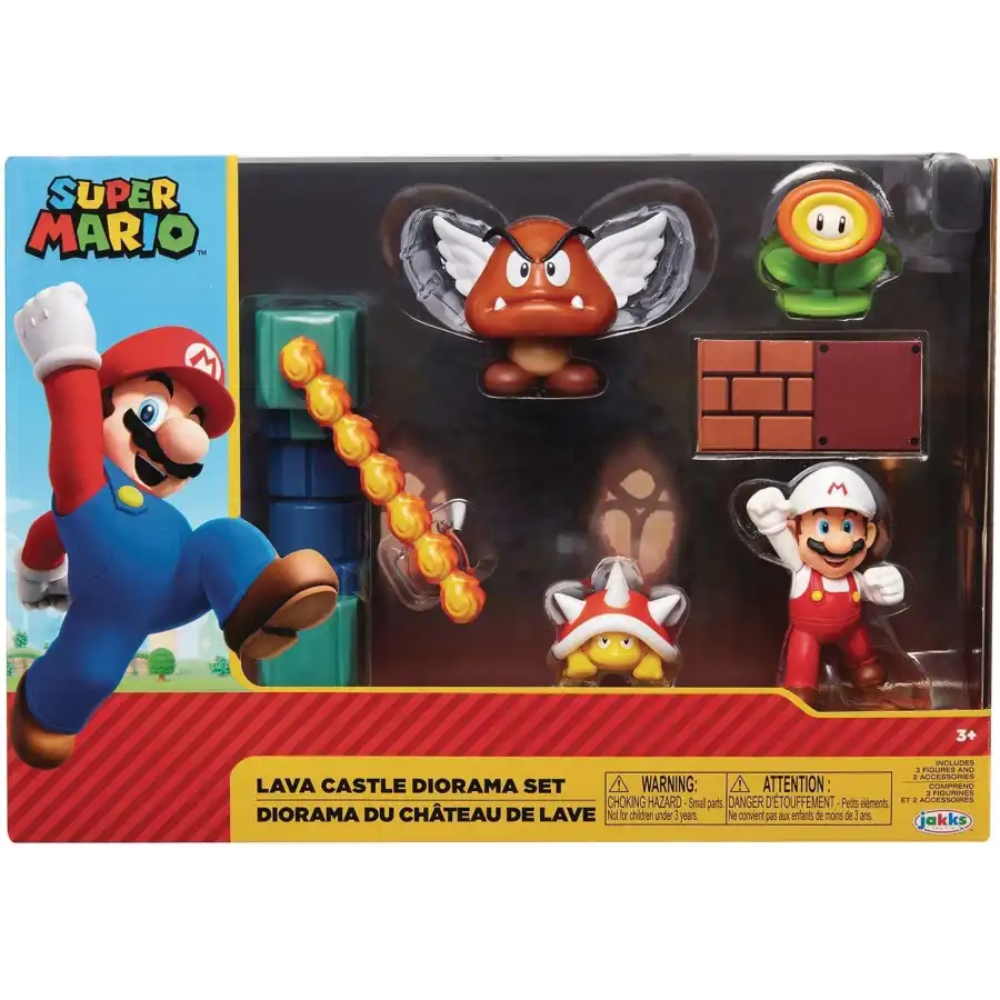 Super Mario Set Castello Lava  Jakks Pacific - 10