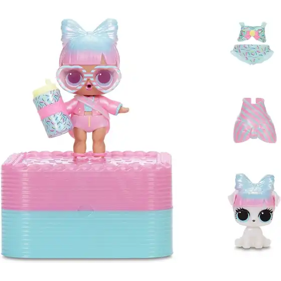 Lo l Surprise Deuxe Present Surprise Pink Miss Partay Doll and Pet MGA - 1