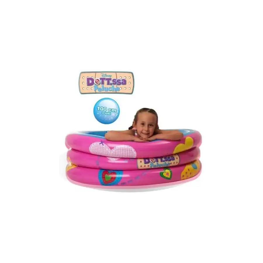 Piscina Gonfiabile Dottoressa Peluche 100 cm Giochi Preziosi - 1