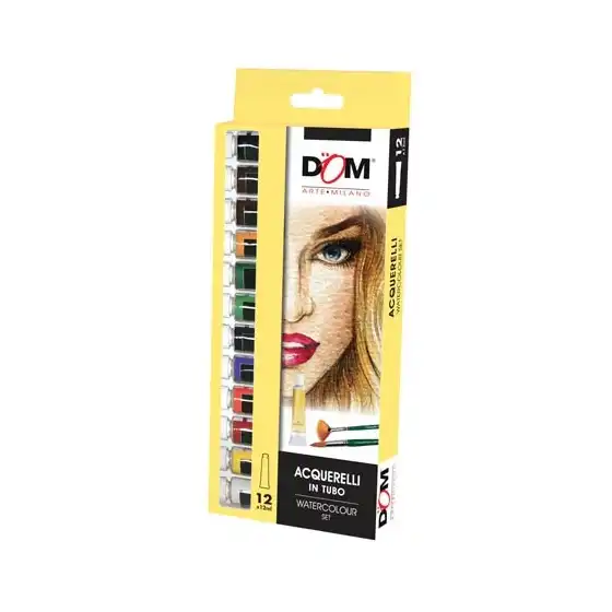 Colori Acquerello 12 tubi da 12ml Colori Assortiti 11577 CWR - 1